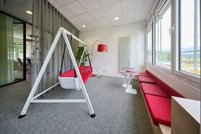 Sistemi per tende arricciate a strappo, SG 6870, Colorama Acoustic, Interstuhl Liveroom, Messstetten-Tieringen, Germany