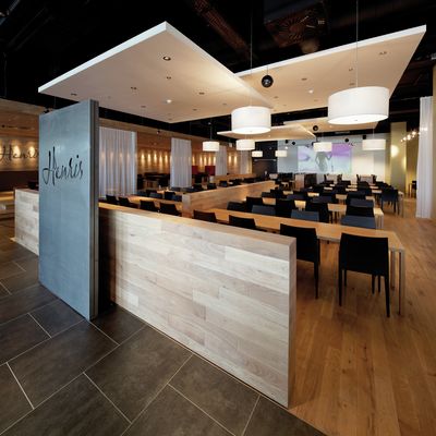 Sistemi per divisione ambienti, SG 6103, Colorama 1, Room shot "Henris Restaurant & Catering BERNEXPO", Berne, Switzerland