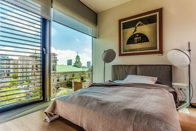 Tende a rullo, SG 4960, Multiscreen 1-10%, Room shot "Cosmopolitan Tower", Warsaw, Poland