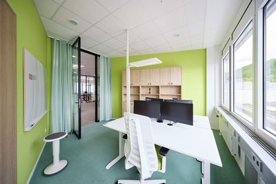 Sistemi per tende arricciate a strappo, SG 6870, Colorama Acoustic, Interstuhl Liveroom, Messstetten-Tieringen, Germany