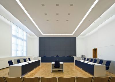 Tende a pannelli, SG 2700, Colorama 1, Room shot "Country Court", Neuss, Germany