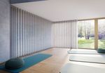 Tende arricciate, SG 3870, Yoga room, recessed curtain track Tende arricciate, SG 3870, Yoga room, recessed curtain track