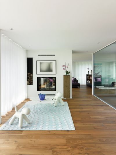 Tende arricciate, SG 6010, Colorama 1, Room shot "Private Home", Gümligen, Switzerland, Wave