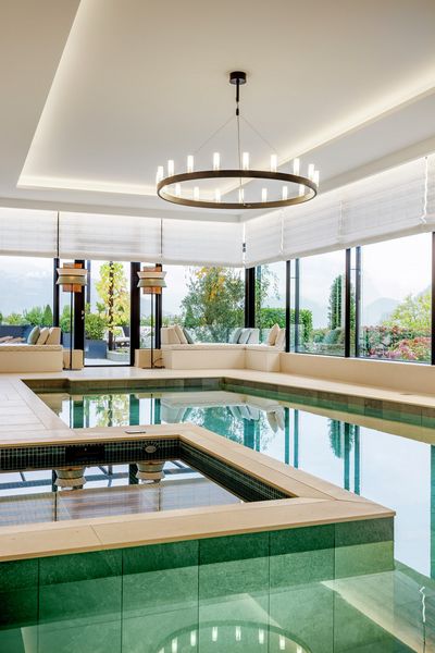 Tende a pacchetto, SG 2360, Colorama 2, Villa at the lake, Lucerne, Switzerland