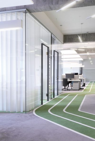 Tende arricciate, SG 5600, Colorama 2, One Football, Berlin, Germany, Wave