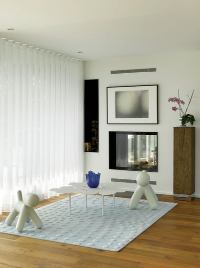 Tende arricciate, SG 6010, Colorama 1, Room shot "Private Home", Gümligen, Switzerland, Wave